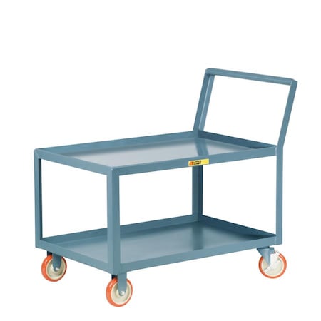 Low Deck Truck, Flush Top Shelf, 1200 Lb Cap, Fixed Height, 24 X 36